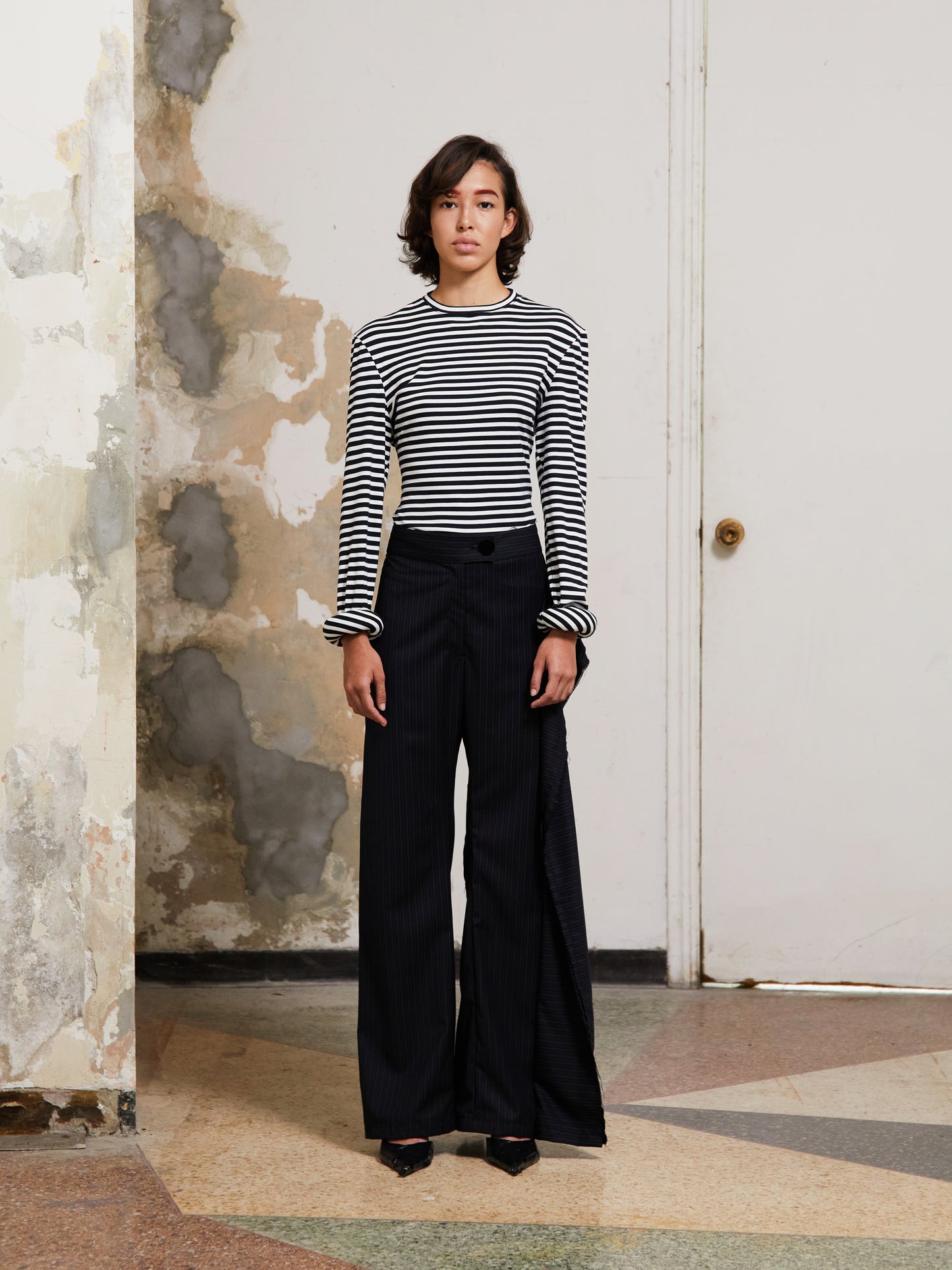 Clementina Pants - Pinstripe