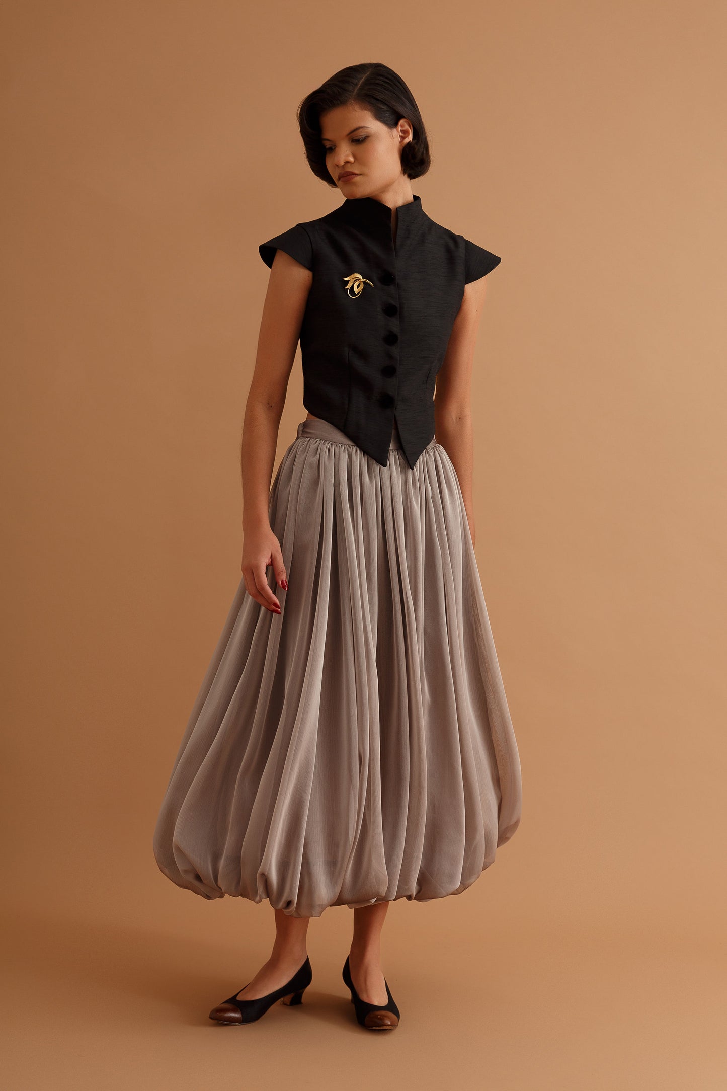Globo Chiffon Skirt