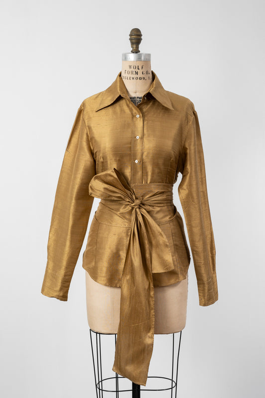 Emilia Wrap Blouse